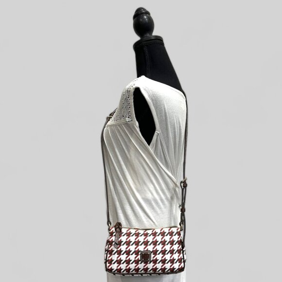 NWOT Dooney & Bourke Lexi Slim Brick Houndstooth Crossbody - Picture 4 of 16